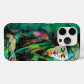 Vrouw in Groen Case-Mate iPhone Case (Achterkant (horizontaal))