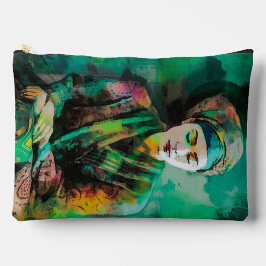 Vrouw in Groen Etui (Voorkant)