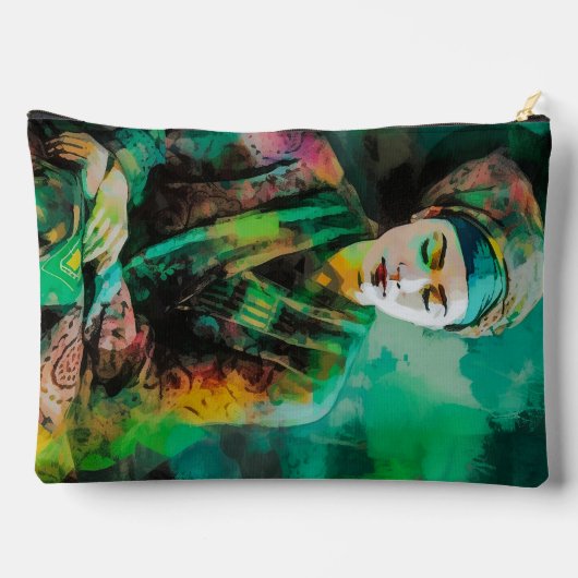 Vrouw in Groen Etui (Achterkant)