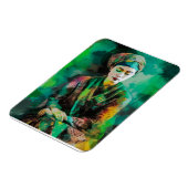 Vrouw in Groen Magneet (Linkerzijde)