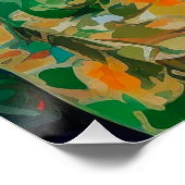 Vrouw in Groene Zonnebril Perfect Poster (Hoek)