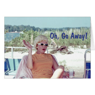 Vrouw in Hair Rollers, Oh, ga weg voor humorisme