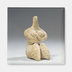 Vrouw in Halaf stijl, c.4500 BC (ter) Magneet