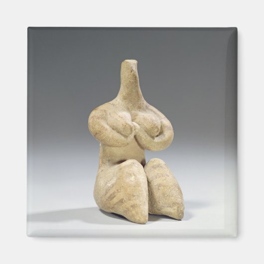 Vrouw in Halaf stijl, c.4500 BC (ter) Magneet (Voorkant)