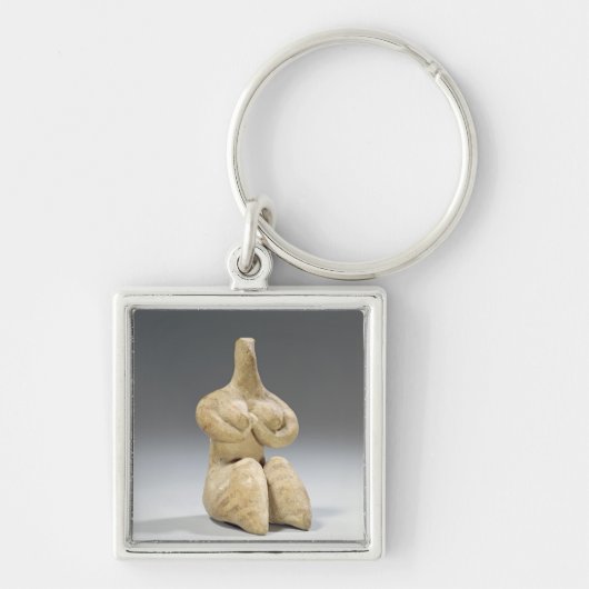 Vrouw in Halaf stijl, c.4500 BC (ter) Sleutelhanger (Voorkant)