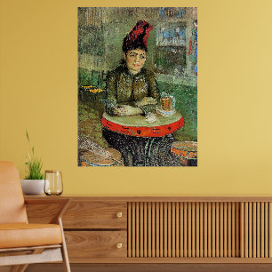 Vrouw in het Café Tambourin, Poster