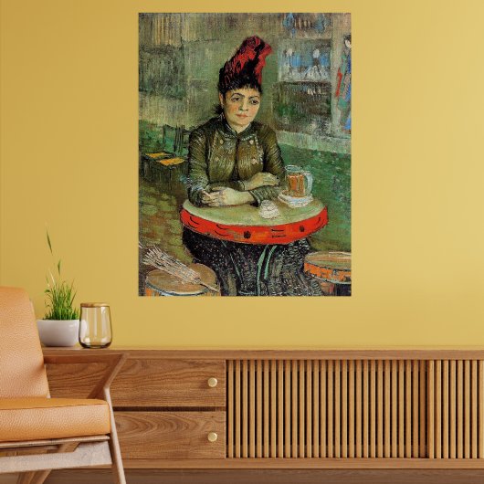 Vrouw in het Café Tambourin, Poster (Woonkamer 2)