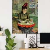 Vrouw in het Café Tambourin, Poster (Thuiskantoor)