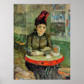 Vrouw in het Café Tambourin, Poster (Voorkant)