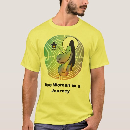 Vrouw in het labyrint (II) T-shirt (Voorkant)