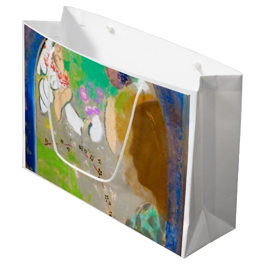 Vrouw in het raam, Redon Groot Cadeauzakje (Voorkant Gekanteld)