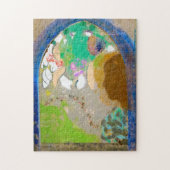 Vrouw in het raam, Redon Legpuzzel (Verticaal)