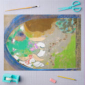 Vrouw in het raam, Redon Tissuepapier (Craft)