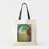 Vrouw in het raam, Redon Tote Bag (Voorkant)