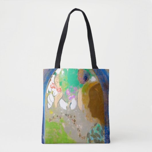 Vrouw in het raam, Redon Tote Bag (Voorkant)
