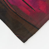 Vrouw in het Rode Pet Fleece Deken (Hoek)