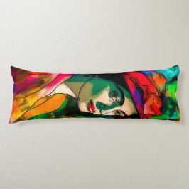 Vrouw in het Rode Pet Lichaamskussen