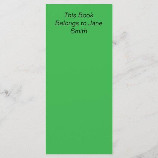 Vrouw in het Rode Pet Menu (Achterkant)