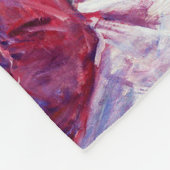 Vrouw in het rood, Berthe Morisot Fleece Deken (Hoek)