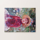 Vrouw in het rood, Berthe Morisot Legpuzzel (Horizontaal)