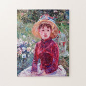 Vrouw in het rood, Berthe Morisot Legpuzzel (Verticaal)