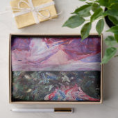 Vrouw in het rood, Berthe Morisot Tissuepapier (Geschenk)