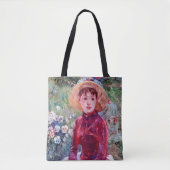 Vrouw in het rood, Berthe Morisot Tote Bag (Voorkant)