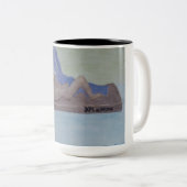 Vrouw in hout schilderen Mok (Voorkant rechts)