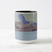 Vrouw in hout schilderen Mok (Center)