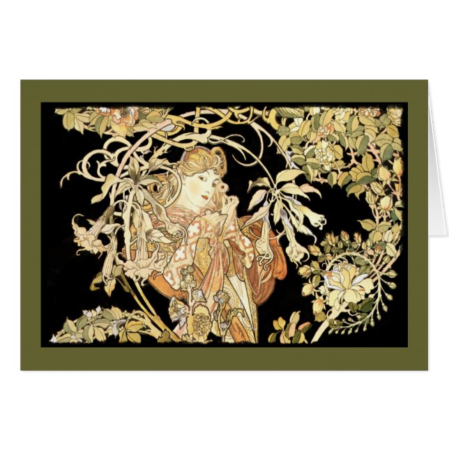 Vrouw in Jasmine-wijnstokken (Voorkant Horizontaal)