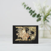 Vrouw in Jasmine-wijnstokken Visitekaartje (Staand voorkant)