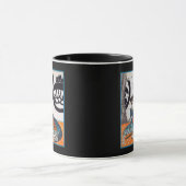 Vrouw in Kimono Travel Art Japanse stijl Mok (Midden)