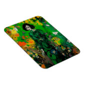 Vrouw in kleurrijk veld magneet (Rechterzijde)