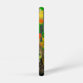 Vrouw in kleurrijk veld samsung galaxy hoesje (Rechterkant)