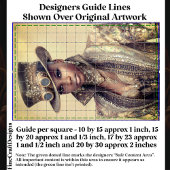 Vrouw in kralen jas & Pet DM5LF Decoupage Tissuepapier