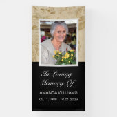  vrouw in liefdevolle Memory Grave Hoesje deken Spandoek