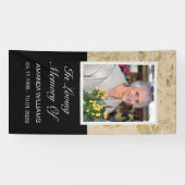  vrouw in liefdevolle Memory Grave Hoesje deken Spandoek