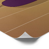 Vrouw in lotuspositie, meditatie poster (Hoek)