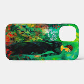 Vrouw in mooie groene weide Case-Mate iPhone case (Achterkant (horizontaal))