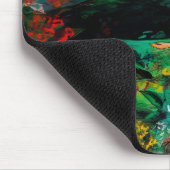 Vrouw in mooie groene weide muismat (Hoek)