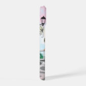 Vrouw in Parijs Eiffeltoren Aangepaste naam iPhone 15 Case (Rechterkant)