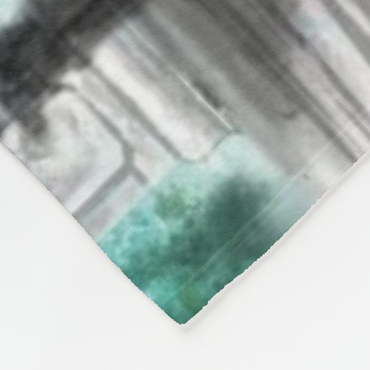 Vrouw in Parijs Fleece Deken met Eiffeltoren (Hoek)