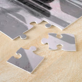 Vrouw in Parijs Puzzel met Eiffeltoren Legpuzzel (Zijkant)