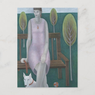 Vrouw in Park 2006 Briefkaart