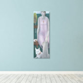 Vrouw in Park 2006 Canvas Afdruk (Insitu (Houten vloer))