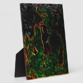 Vrouw in Peril Plaque Fotoplaat (Zijkant)