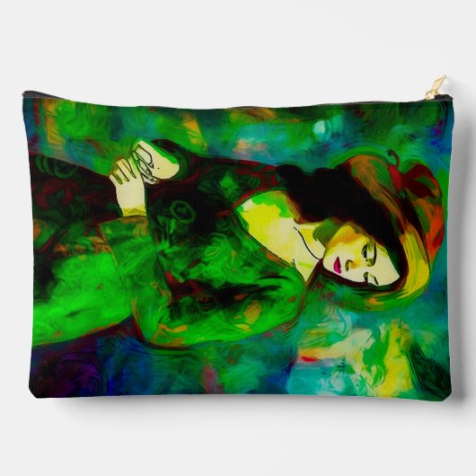 Vrouw in Pet Etui (Achterkant)