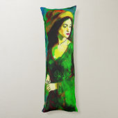 Vrouw in Pet Lichaamskussen (Achterkant (Verticaal))