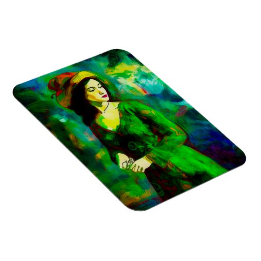 Vrouw in Pet Magneet (Rechterzijde)