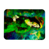 Vrouw in Pet Magneet (Horizontaal)